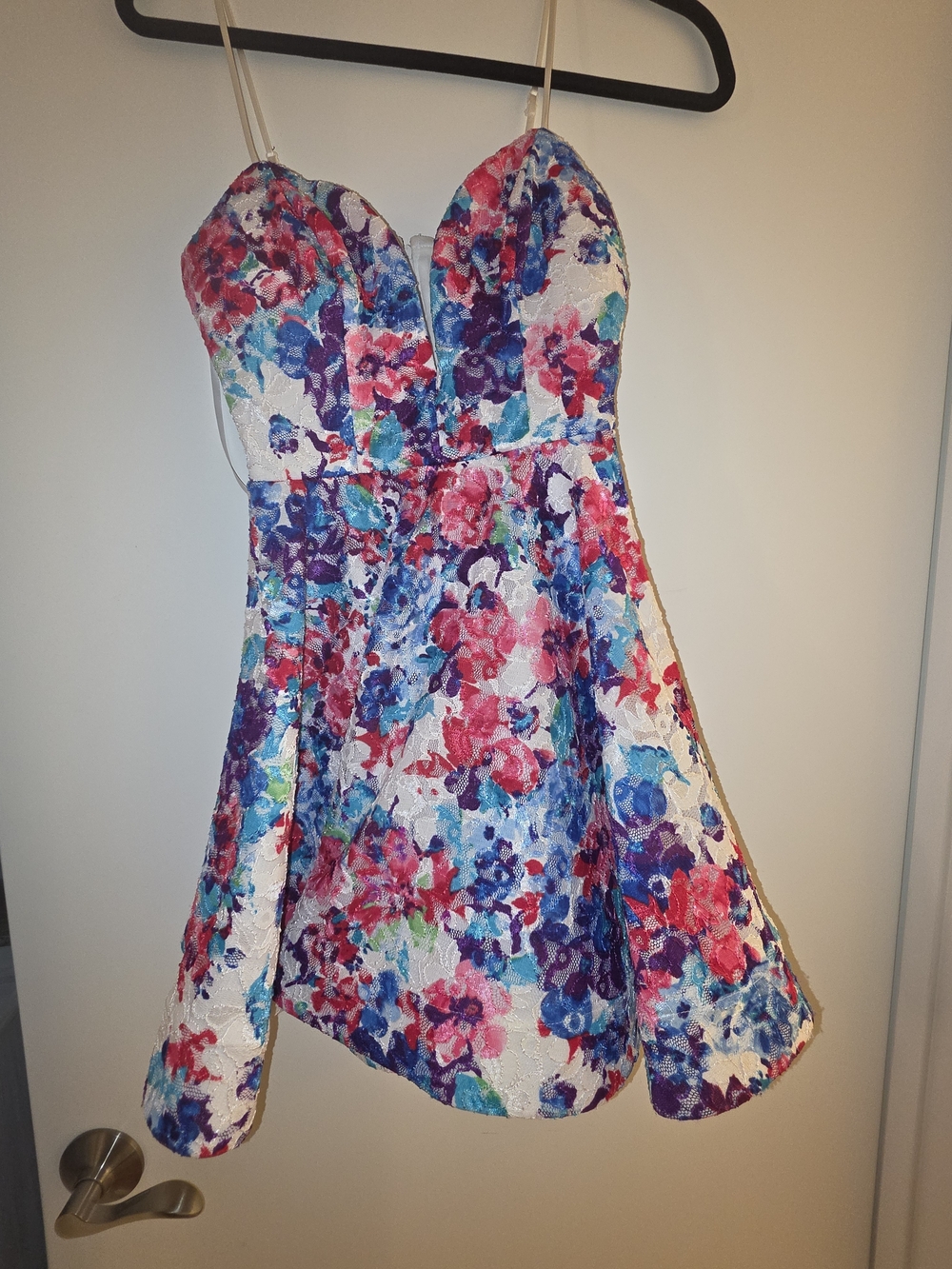 B. Darlin Floral Fit & Flare Dress – Size 3/4